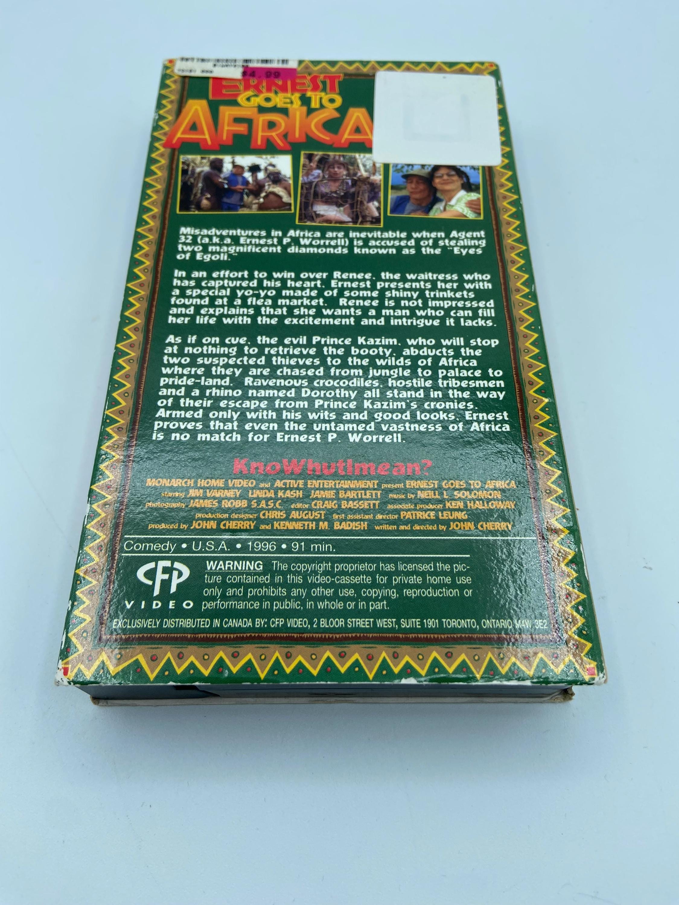 Ernest Goes to Africa VHS – Classic Comedy – Good Used