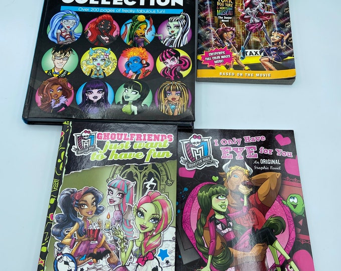 Monster High Book Collection. Etsy