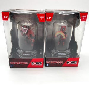 Lot of 2 Deadpool Domez Collectibles - Deadpool, Venompool