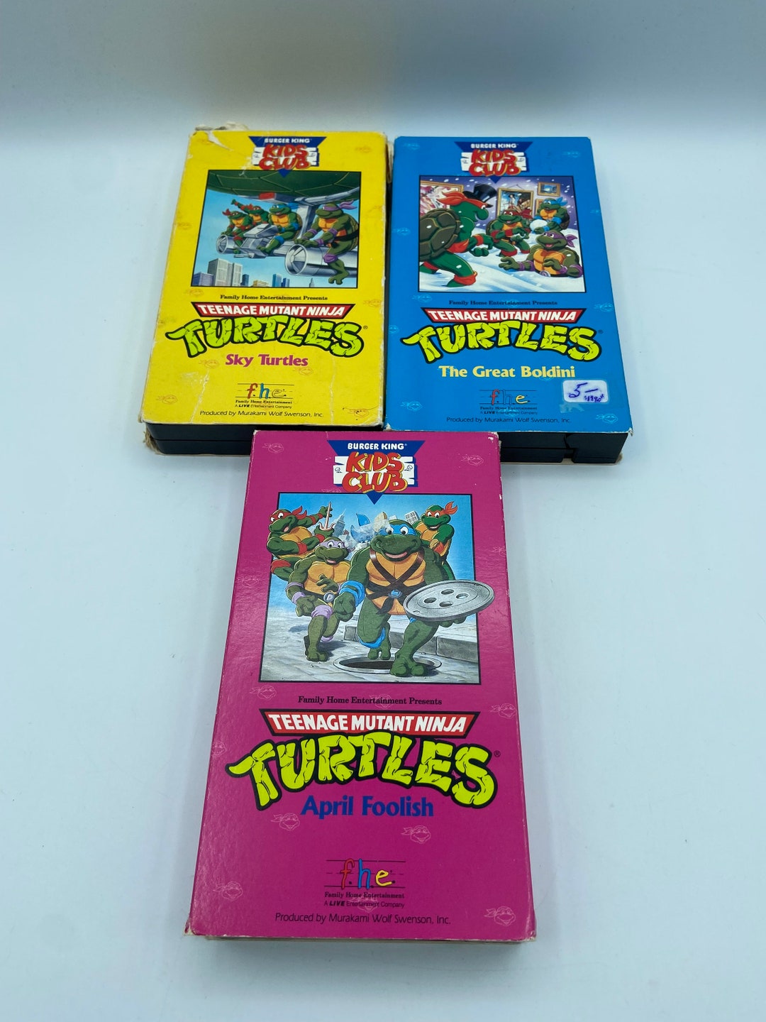 Teenage Mutant Ninja Turtles Burger King VHS . TMNT VHS Etsy