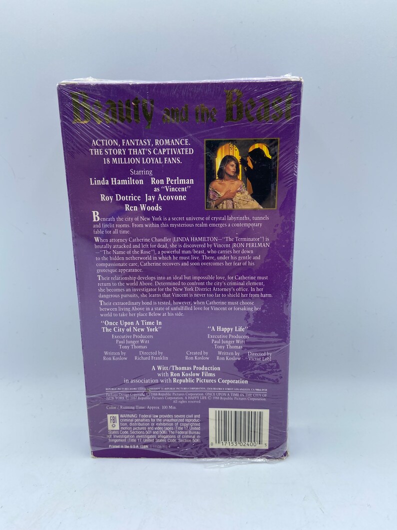 Beauty and the Beast VHS Tape Great Working Condition With Etsy