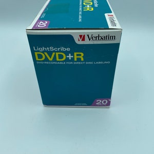 Verbatim Lightscribe DVDR 20-Pack Factory Sealed, Premium Quality, Quick Shipping, Smoke-Free Home image 2