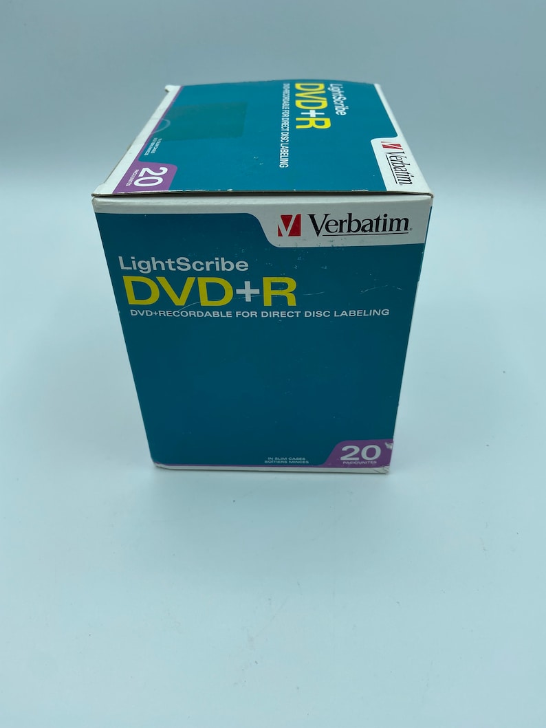 Verbatim Lightscribe DVDR 20-Pack Factory Sealed, Premium Quality, Quick Shipping, Smoke-Free Home image 2