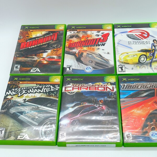 Lot of 6 Assorted Original Microsoft Xbox Games [Lot #4]