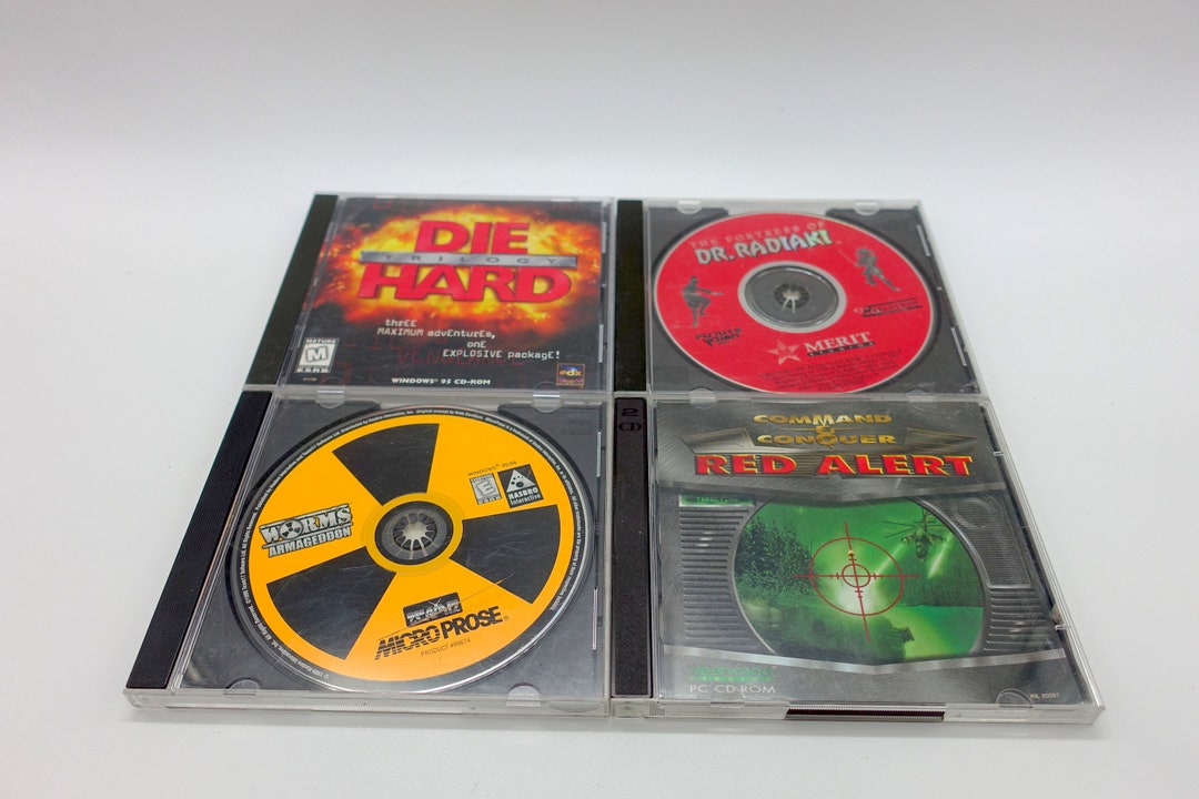 4 Retro PC Games Lot for Windows PC Cdrom Etsy