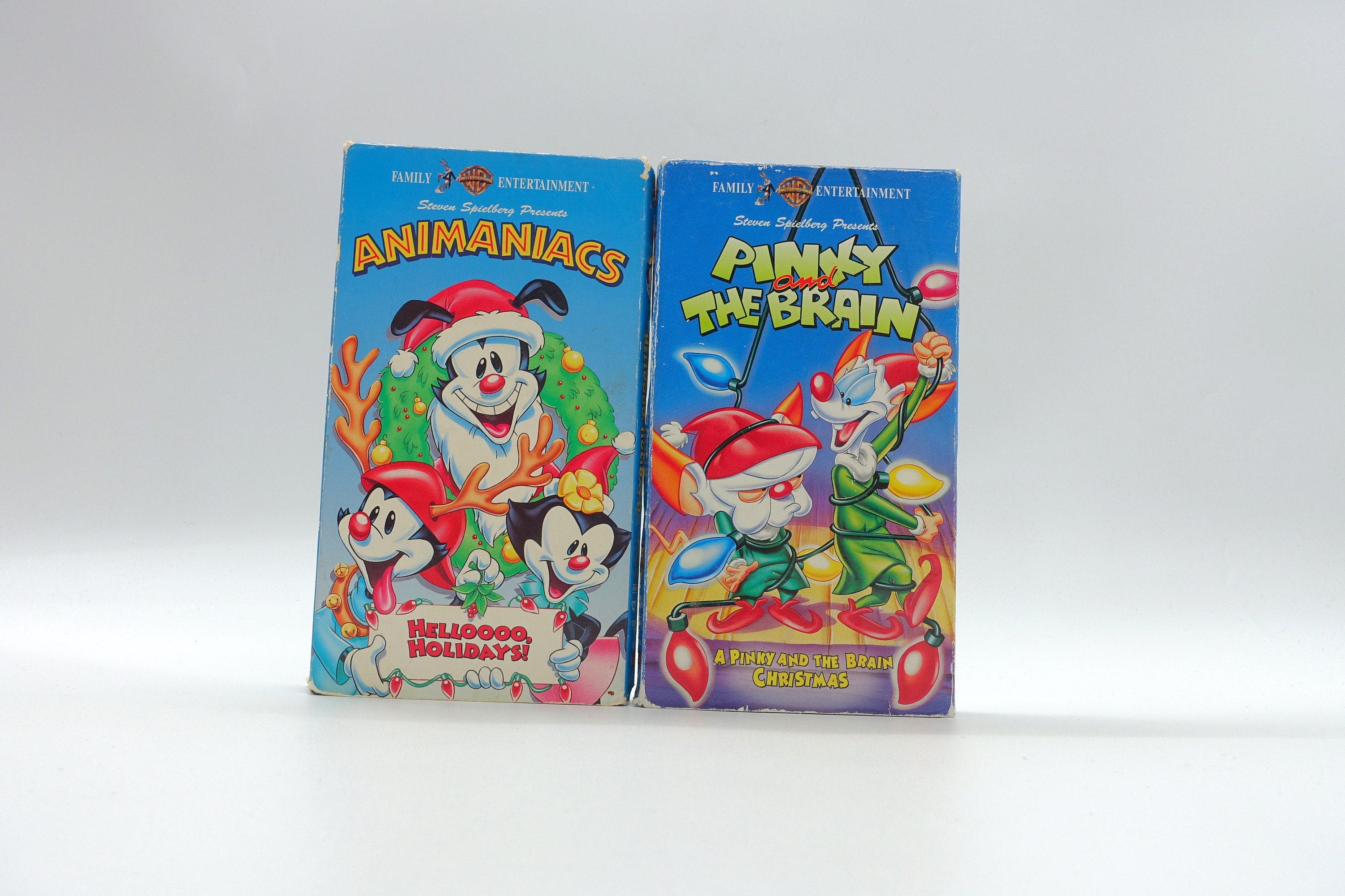 Animaniacs and Pinky and the Brain VHS Lot - Holiday Specials - Tested &  Working