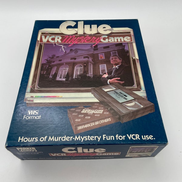 Clue a VCR Mystery game. Complete