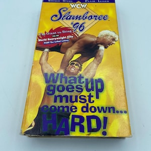 WCW Slamboree &#39;96 VHS | Pro Wrestling Classic | Cleaned & Tested | Rare Collectible