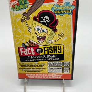 SpongeBob SquarePants: Fact or Fishy DVD Game - Dive into Undersea Trivia Fun!