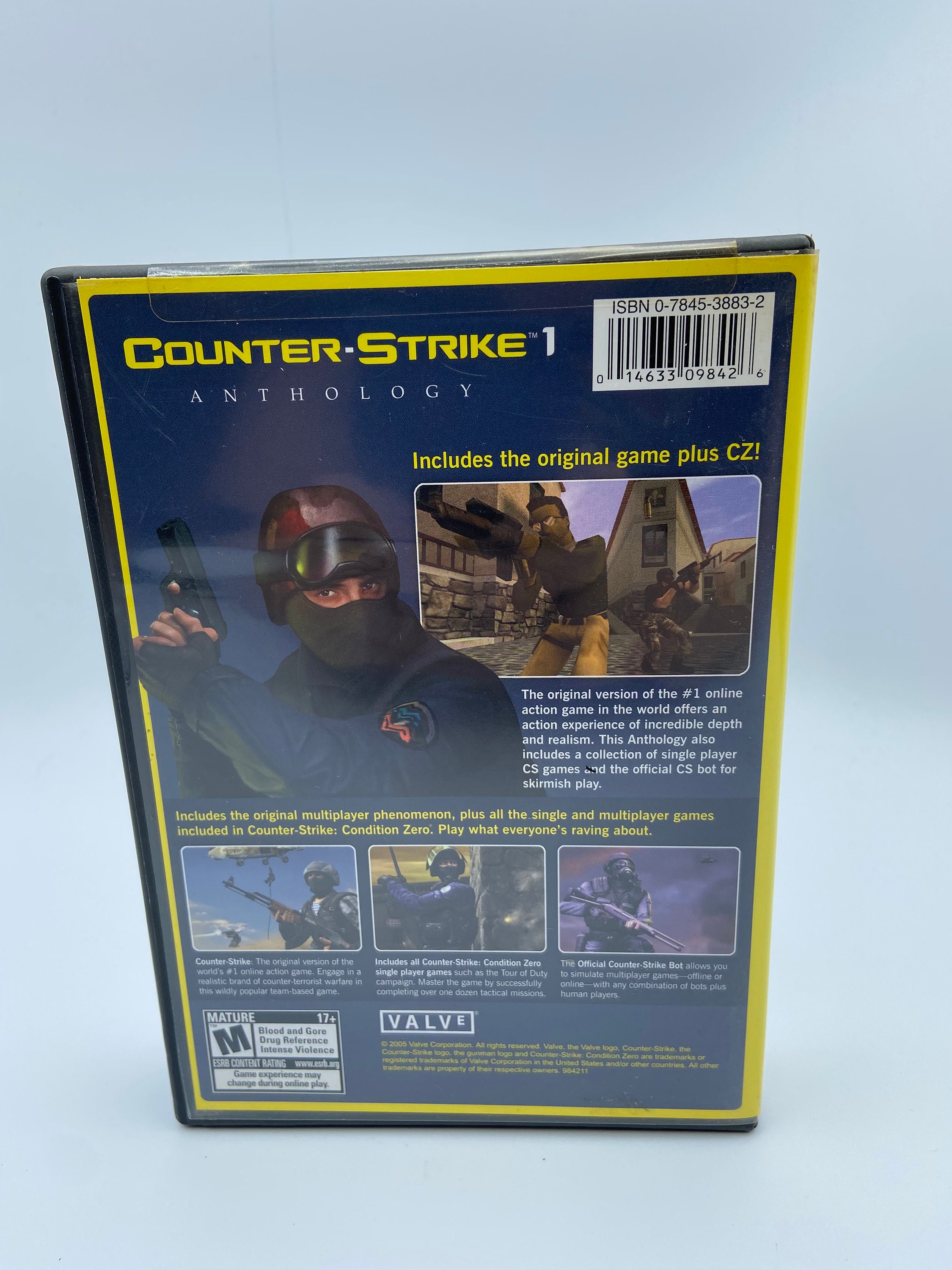 Counter-Strike 1 Anthology DVD rom (PC, 2005) complete