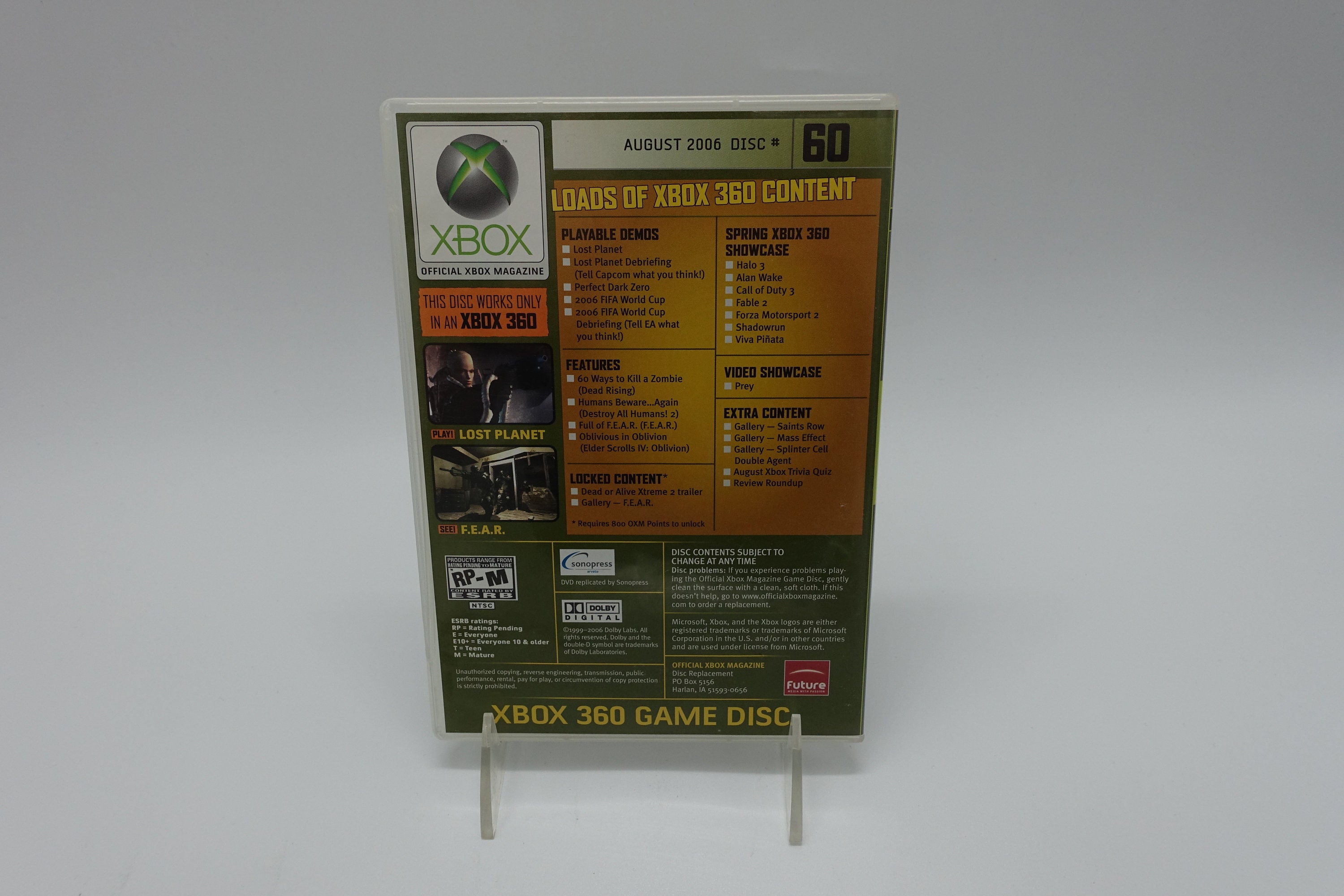 XBOX 360 Official Magazine Demo Discs Collection of 4 -  Portugal