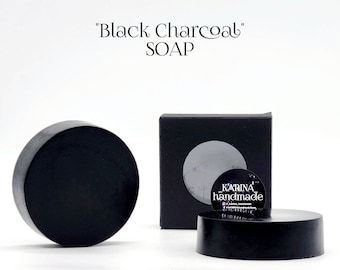 BLACK CHARCOAL Handmade Soap