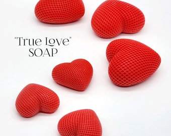 Handmade Heart Soap Bar: True Love Scented Soap