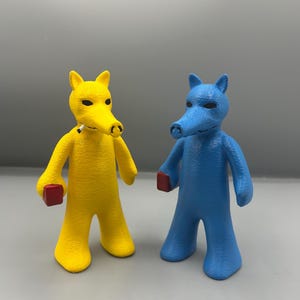 Quasimoto 3D printed hand painted figure
