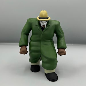 3D printed MF DOOM Madvillian Figure