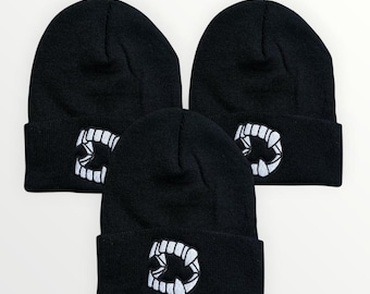 Vampire Teefers Black Beanie