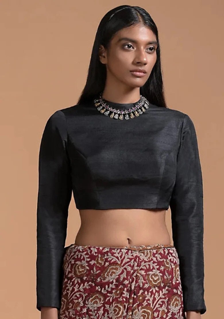 Blouse back zip Order for similar designer blouse at