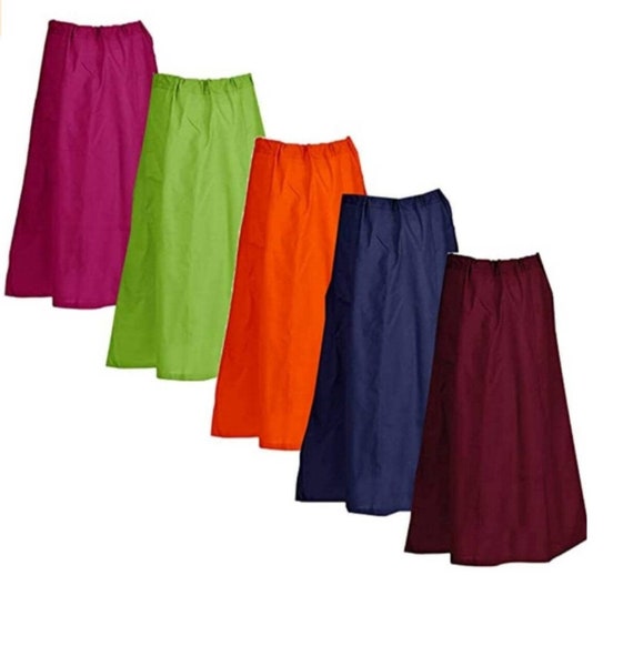 Handmade pure Cotton Patticoat,Saree Petticoat, Women Petticoat Under Skirt  for Saree, Shapewear, Ghagra, Saree Dresses, Radymade Dresses