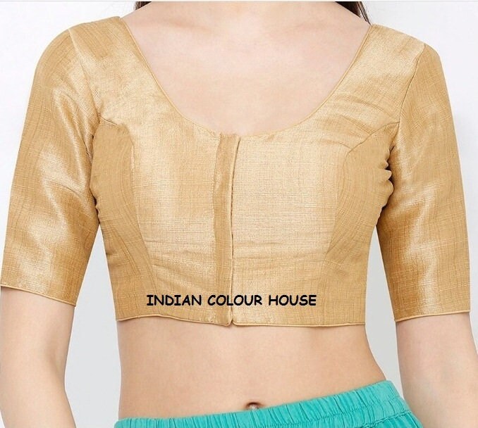 lehenga blouse golden colour