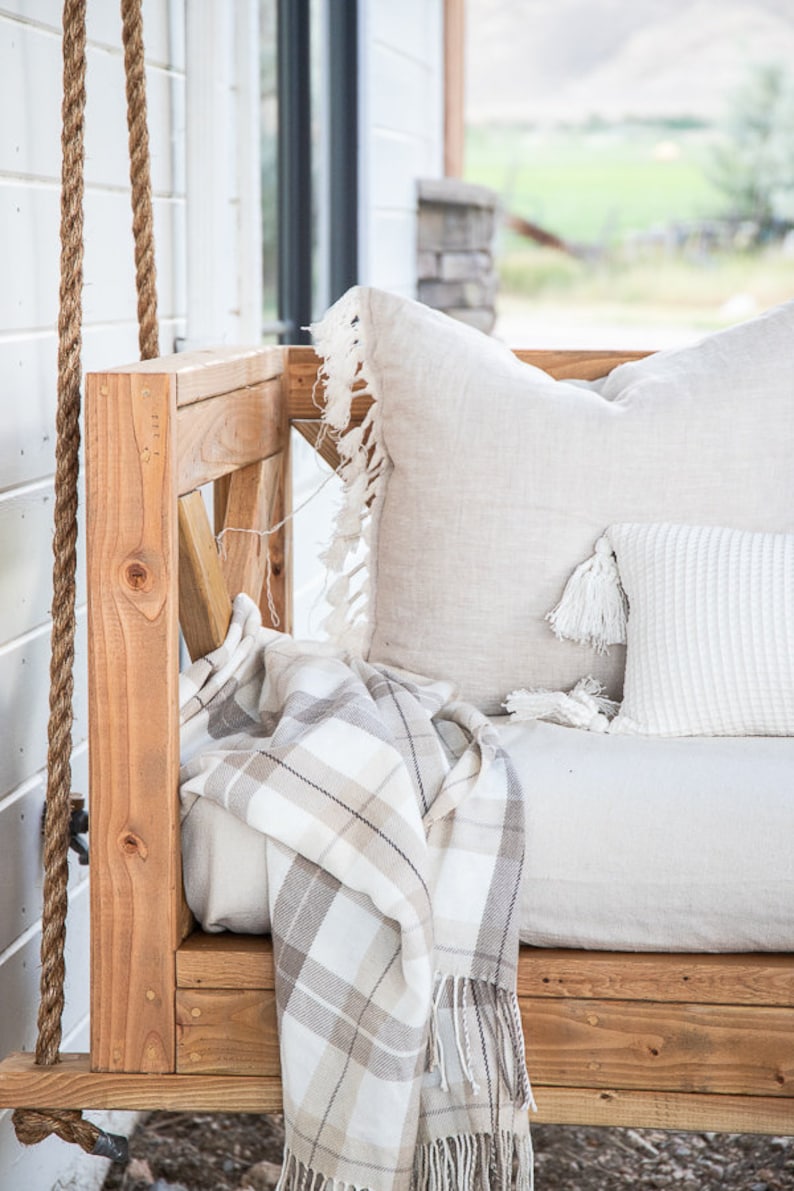 Crib Mattress Porch Swing Building Plans Etsy