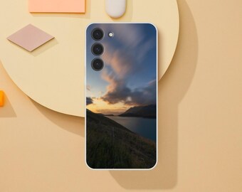 Starlit Silence: Mont Cenis at Moonrise Flexible cover