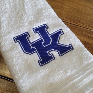 University of Kentucky Wildcats Embroidered Handtowel, Workout Towel