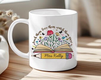 Personalised teacher mug gift, teacher appreciation gifts