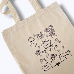Bridal tote bag, it’s giving Wifey, Bride to be gift, Bride era, est 2026, future Mrs image 1
