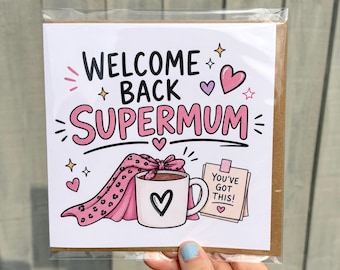 Back to work after Maternity leave card, return to work after baby, you’ve got this Mama