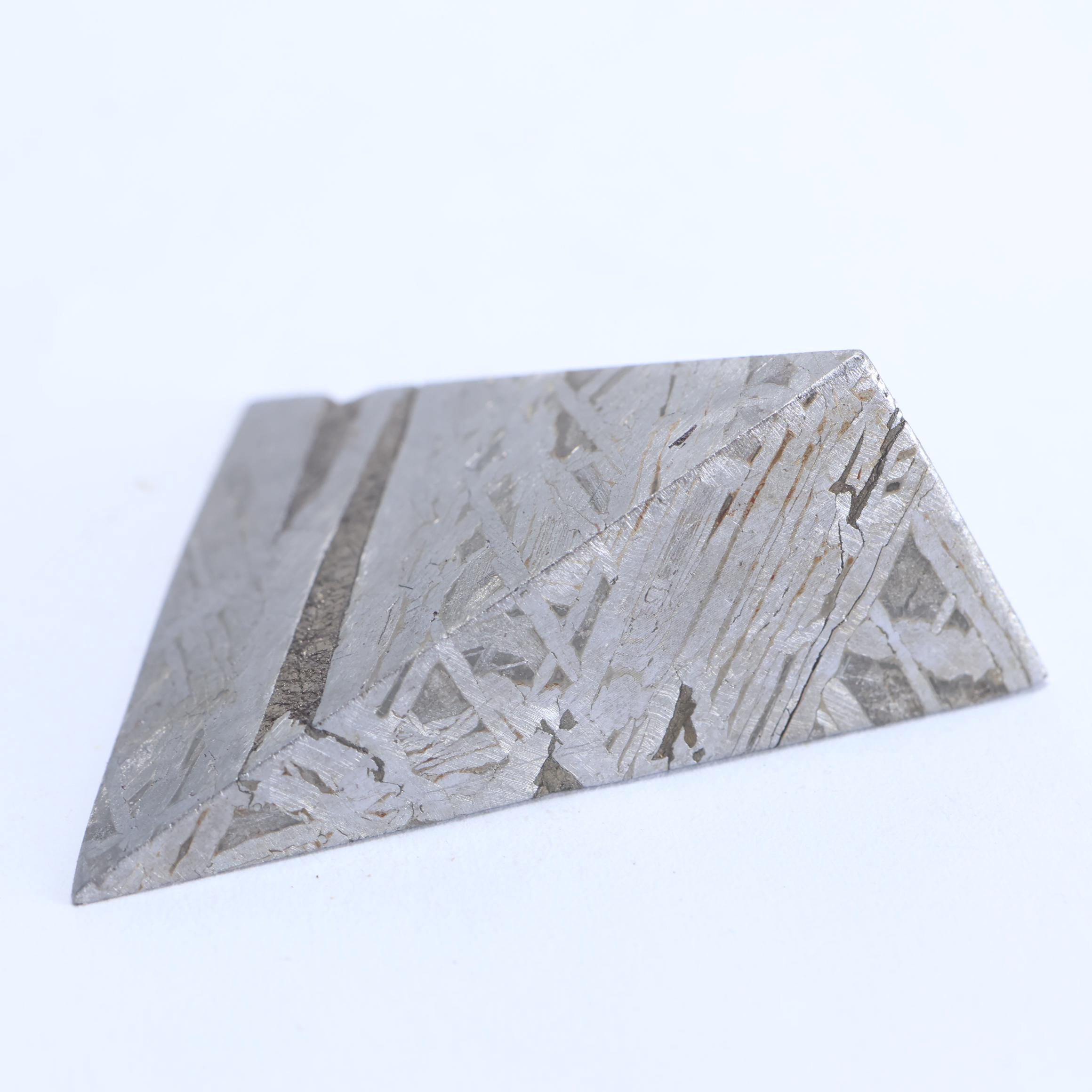 38g ムオニオナルスタ隕石スライス、隕石標本、天然隕石材料標本