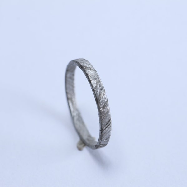 Meteorite Female Ring, Natural Meteorite Carved Ring, Moonionalusta Mother Meteorite Ring, Wedding Ring, Mother Ring Gift