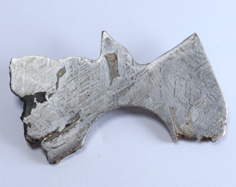 67g  Muonionalusta Meteorite Slice, Meteorite Specimen,Natural Meteorite Material Specimen, Collection LG1081