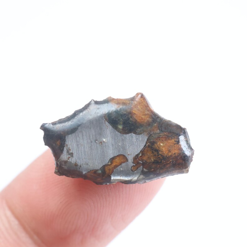 1.2g Kenya Pallasite Meteorite Slice , Natural Meteorite Slice, From ...