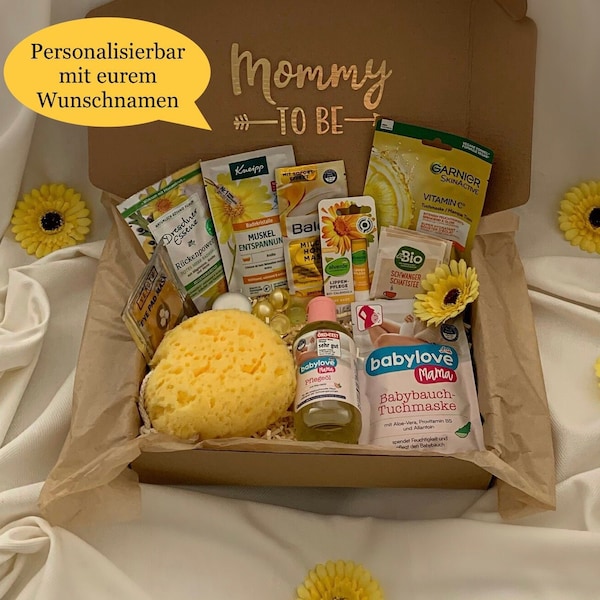 Schwangerschaft Geschenk -Mommy to be Box- Geschenk für Schwangere-Self Care Box-Überraschungsbox für Schwangere-Entspannungs Geschenk