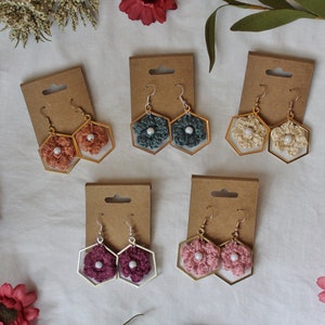 Crochet Earrings Flower