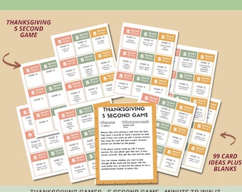 Thanksgiving 5 Second Game : Fun Holiday Party (téléchargement numérique)