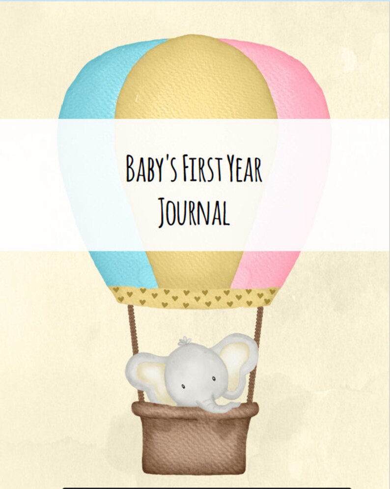 Baby Book Baby Journal First Year Baby Memory Book Baby Milestone Book ...