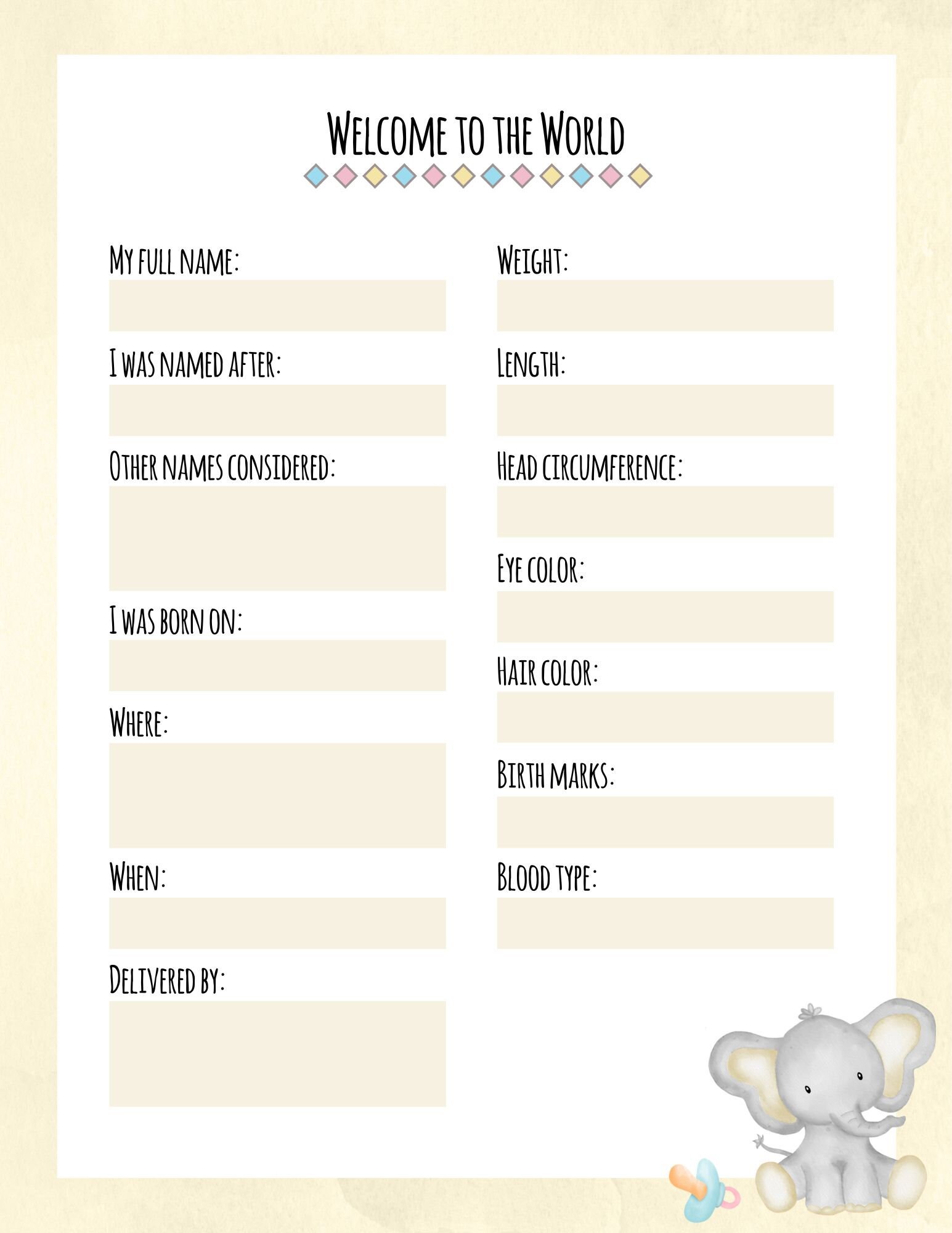 Baby Book Baby Journal First Year Baby Memory Book Baby Milestone Book