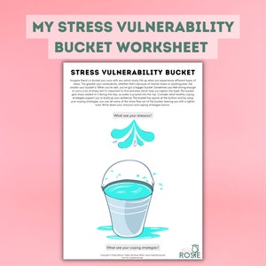 Stress Vulnerability Worksheet for Teens. Mental Health Printable ...