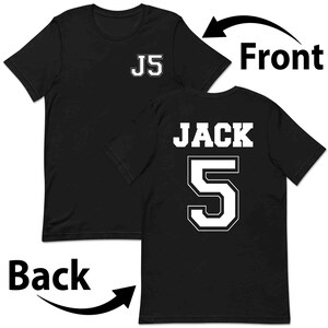 Personalised Name & Number T-Shirt – Custom Football Kit Numbers Top, Sports Tshirts, Birthday Number Shirts for Adults, Men, Women And Kids
