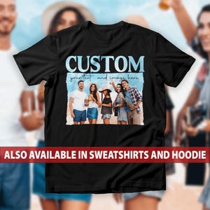 Custom Photo Bootleg Rap T-Shirt - Vintage Graphic 90s Sweatshirt, Custom Photo Hoodie, Personalized Your Own Bootleg Idea Tee Top