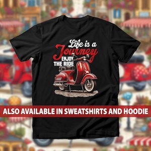 T-Shirt Donna Mods Scooter Style – Girocollo Cotone 100% – Modello V58