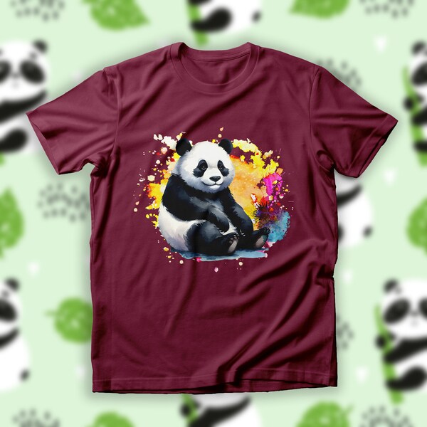 Panda Shirt, Panda Lover Tee, Cute Panda Sweatshirt, Kawaii Panda Hoodie, Funny Animal Shirt, Panda Gift Top