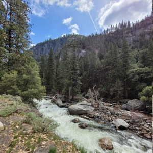 Big Oak Flat falls Yosemite CA