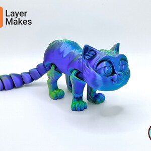 3D Printed Articulated Kitten/Cat