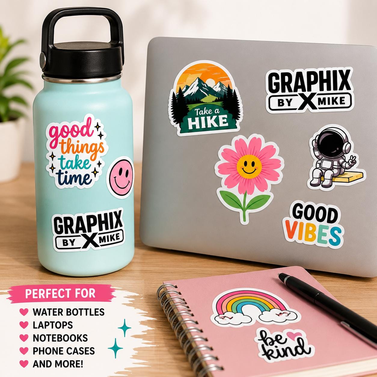 Custom Die Cut Stickers | Waterproof Vinyl Decals (glossy) - Etsy