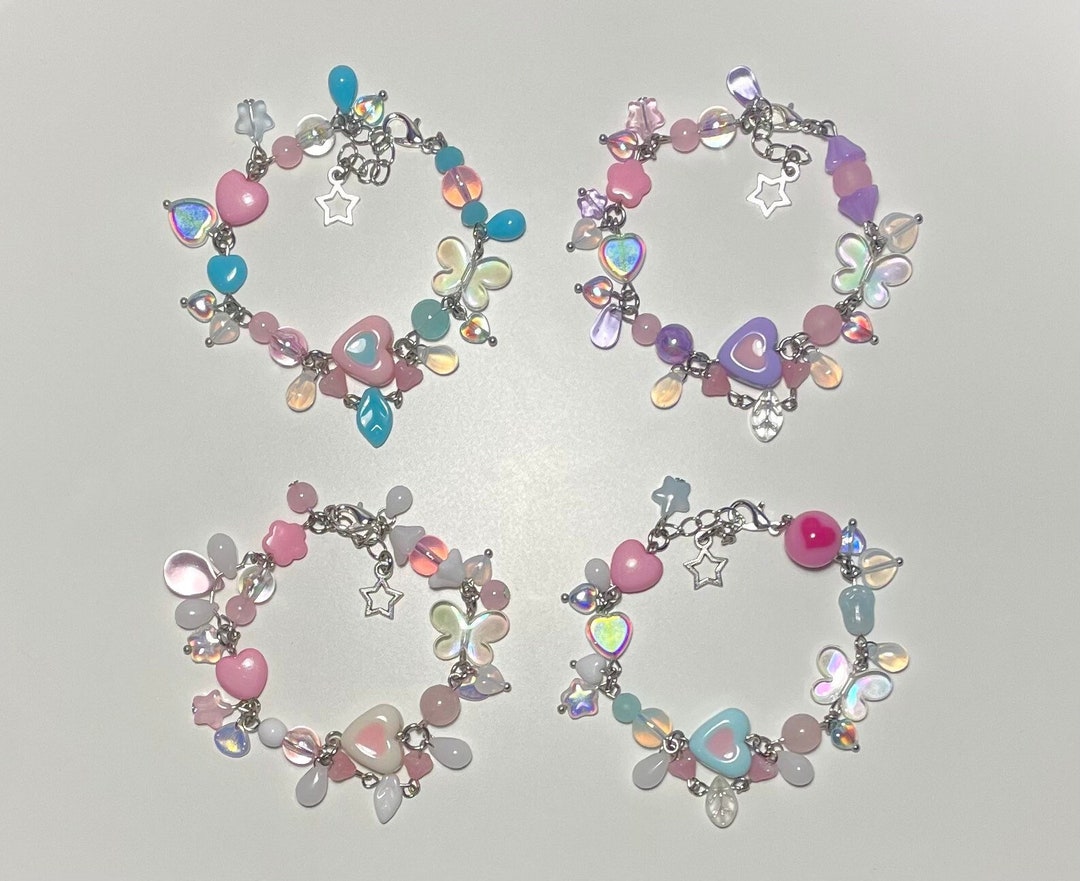 Sweetheart Bracelets Handmade Beaded Jewelry Charms Etsy