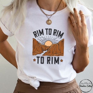 Custom Rim To Rim To Rim Shirt, Personalized Grand Canyon National Park Adventure Hiking R2R2R Shirt