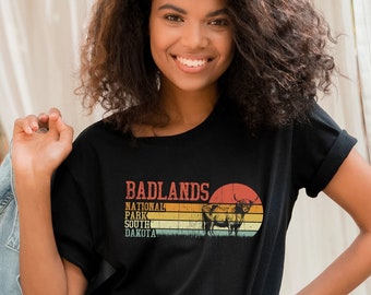 Custom Badlands Shirt, Personalized Badlands National Park South Dakota Adventure Travel Hiking Shirt