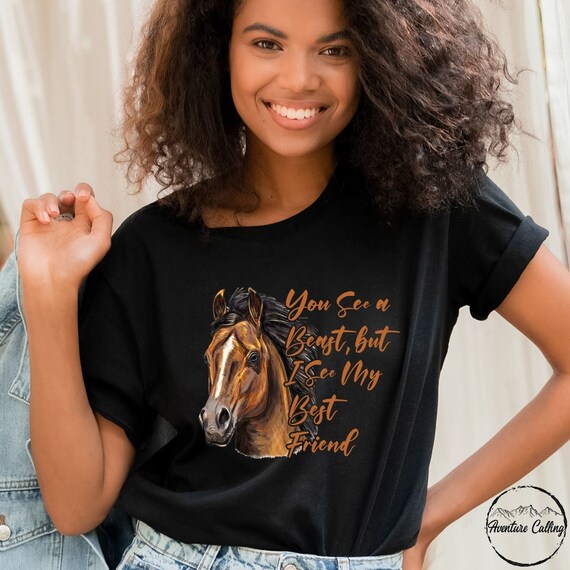 Horse Watercolor T Shirt Girls Women Riding Gifts Horses Tee Horse Watercolor T Shirt Girls Women Riding Gifts Horses Tee